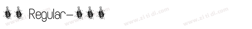 顏楷 Regular字体转换